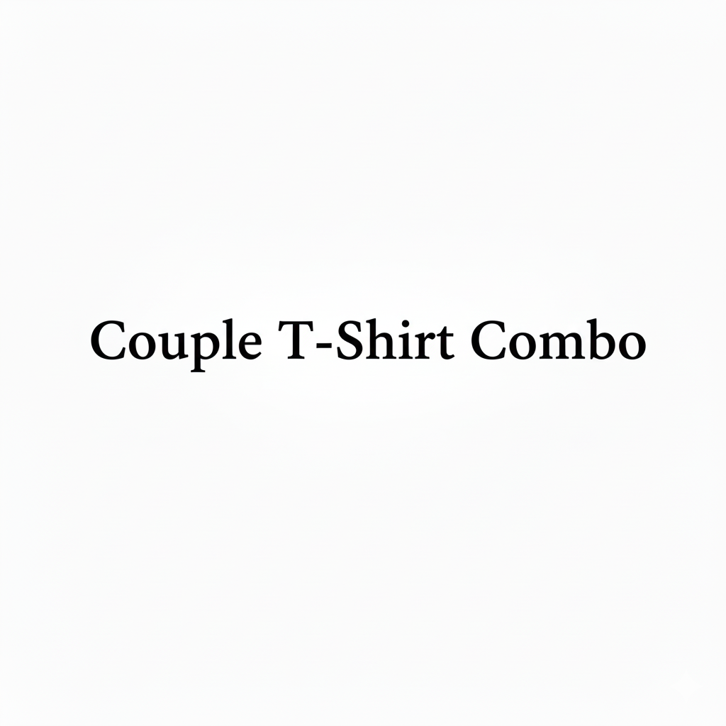 Couple T-Shirt Combo